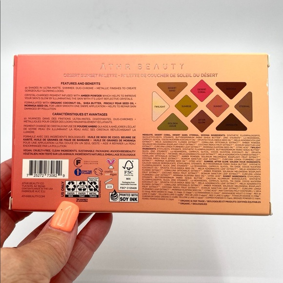 Athr Beauty Eyeshadow Desert Sunset Palette BNIB - Picture 7 of 7
